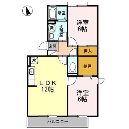 ハイカムール川口の物件間取画像